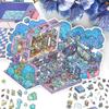 Infeel.Me My Little House Scenery Sticker (2.5D Miniature, Large Size) – Series 21 Children's Journal Toy