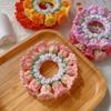 Handmade Crocheted Flower Scrunchies Flores Convallariae Sweet Hair Tie Knitted Hair Rope  Girls