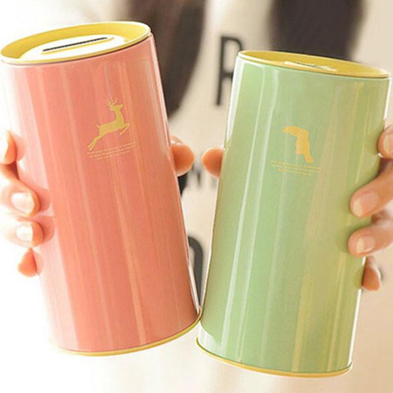 Dyr Godterifarge Sparebøsse Metall Myntekse Søte Diversebokser Oppbevaringsbokser Gavebokser Hjemmeinnredning Pengeboks