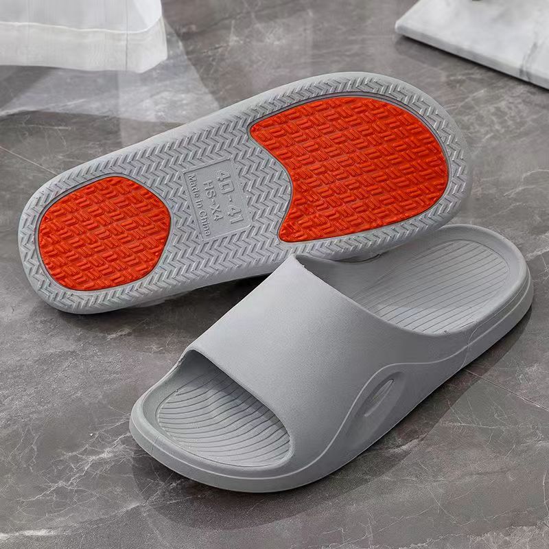New Summer Non-Slip Durable Quiet Men's Bath Home Indoor Elderly Sandals Beach Slippers