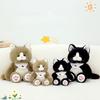 Cute Cat Plush Toy Cat Doll Throw Pillow Children'S Gift Kitten Rag Doll Birthday Gift