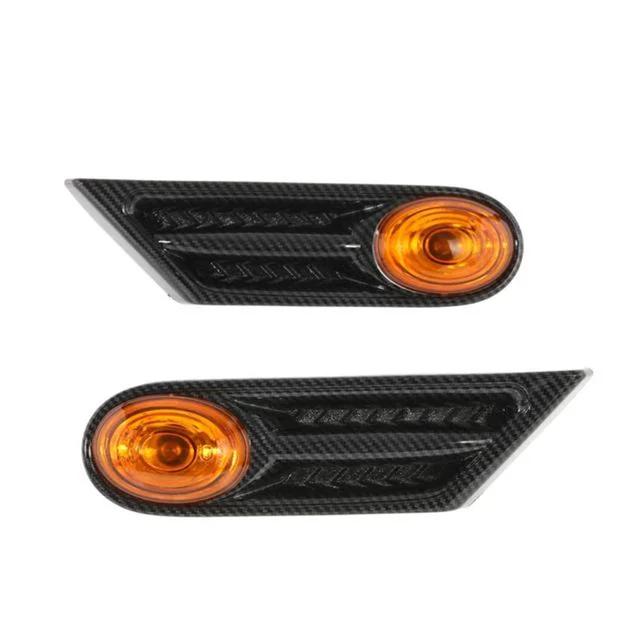 Pair Side Marker Fender Maker Indicator LED Signal Light For BMW MINI COOPER R56 R57 R58 R59 2007-2013 63137260202 63137260201