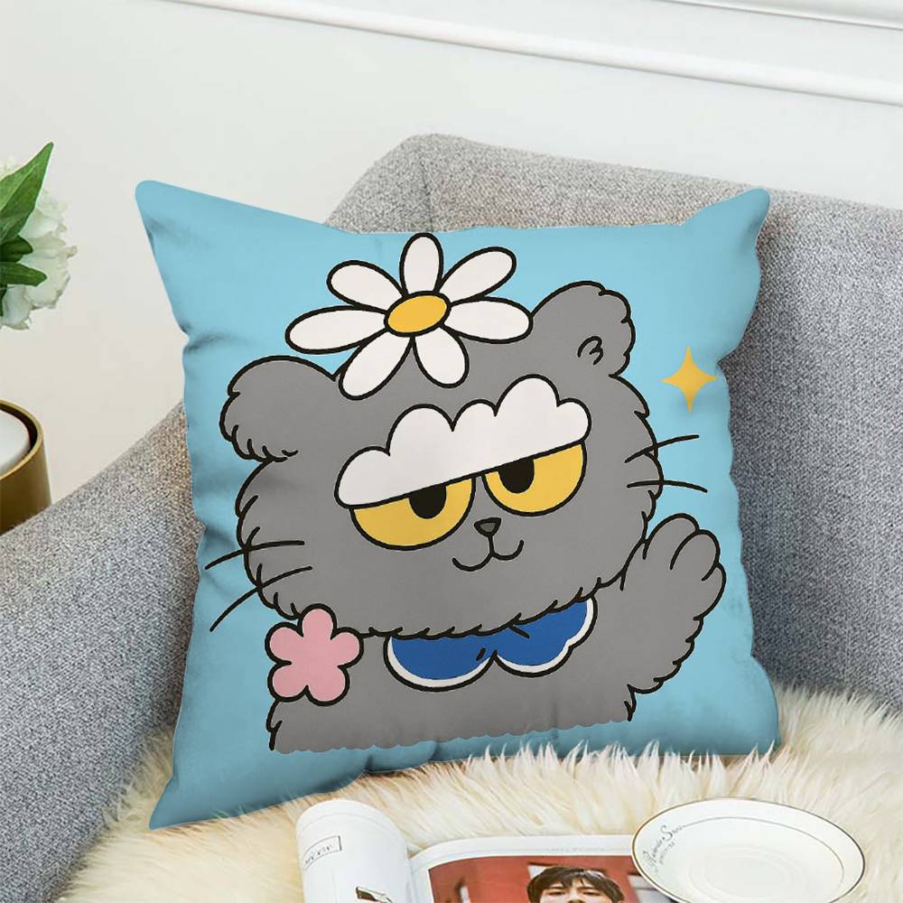 

Cute Zo-friend Pillow Case Double-Sided Printing Cushion Cover 45x45 Decorative Cushions Sofa Home Decor Soft Pillowcase 12x12Inch