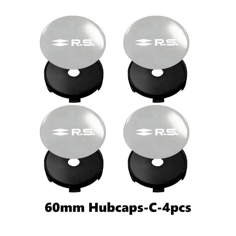 Universal 60mm Car Wheel Hub Cover Auto Anti-Dust Wheel Center Cap For Renault Clio Koleos Megane Espace Dacia RS Kadjar ZOE