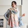 Yiwang Jiangnan Imitation Cashmere Jacquard Scarf - High-End Retro Shawl for Autumn/Winter