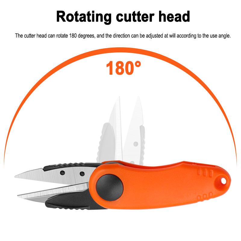 Stainless Steel Folding Fishing Line Scissors - Multi-purpose Fishing Gear Accessory