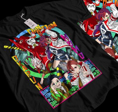 T-shirt Dandadan Okarun Momo Ayase Anime Mignon Graphique Manga T-shirt Toutes Tailles