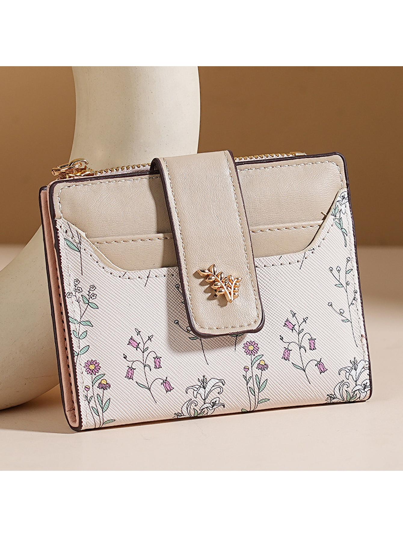 

Женский кошелек для монет, держатель для карт, компактный студенческий дорожный кошелек, высококлассное устройство для повседневного тактильного хранения.zwq хаки