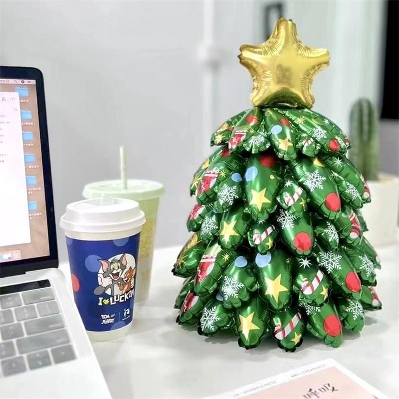 Inflatable Christmas Tree Santa Claus Toy Cartoon Inflatable Model Ornament Xmas Party New Year Po Prop Christmas Decoration