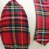 Sexy étudiant noël trois points rouge Plaid sous-vêtements Sexy G-String
