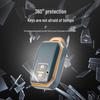 Gold Edge TPU Soft Rubber Car Key Cover for Suzuki Jimny 2-Button New Model
