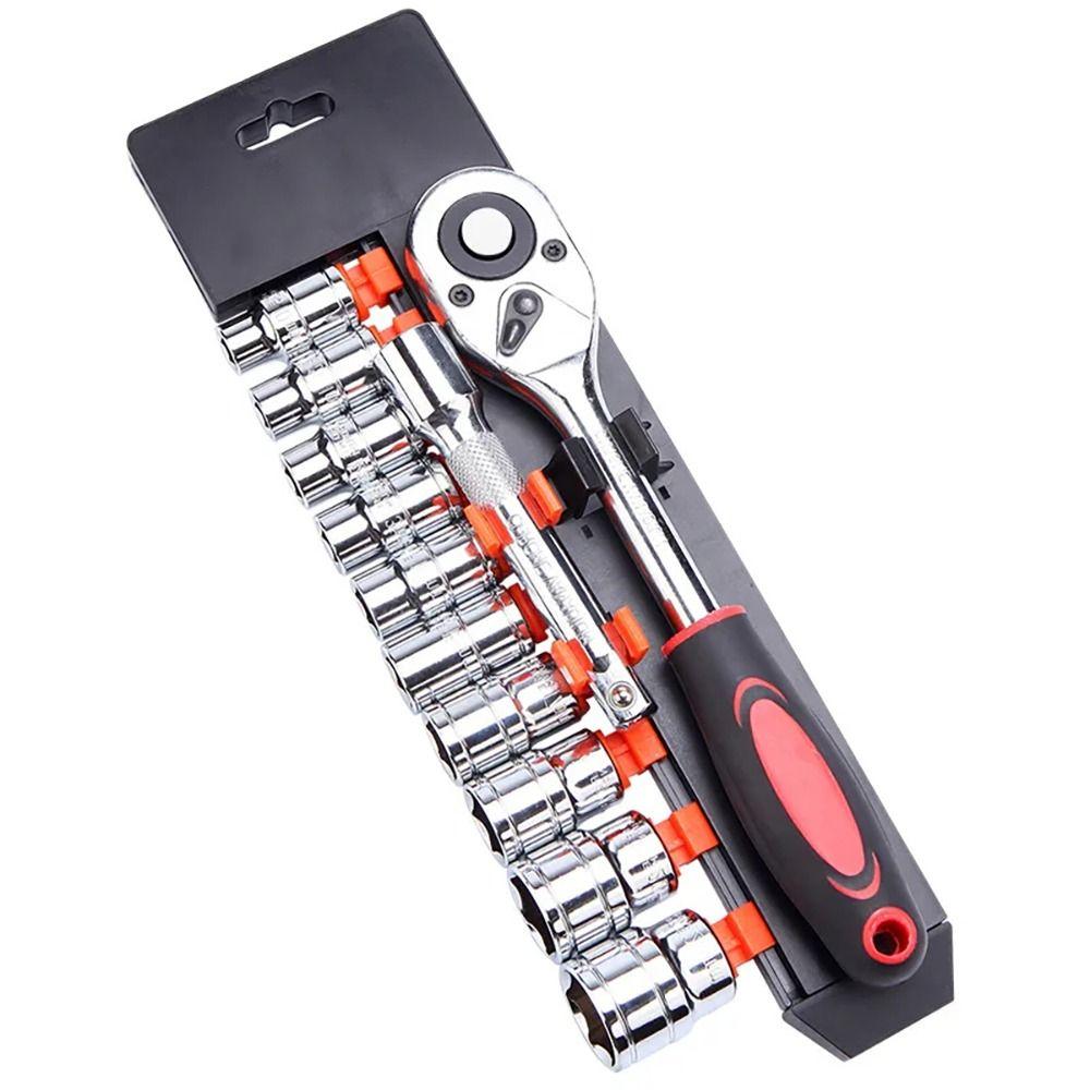 12Pcs/Set Car Boat Auto Repair Tools Socket Wrench Set Quick Wrench Spanner