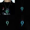 Colliers Punk Pendentif Loup du Nord Lumineux Bijoux de Fête Cadeau pour Femmes