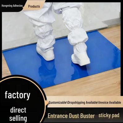 Tearable Sticky Dust Mat for Doorways - Disposable, Dust-Free Doormat for Home or Workshop