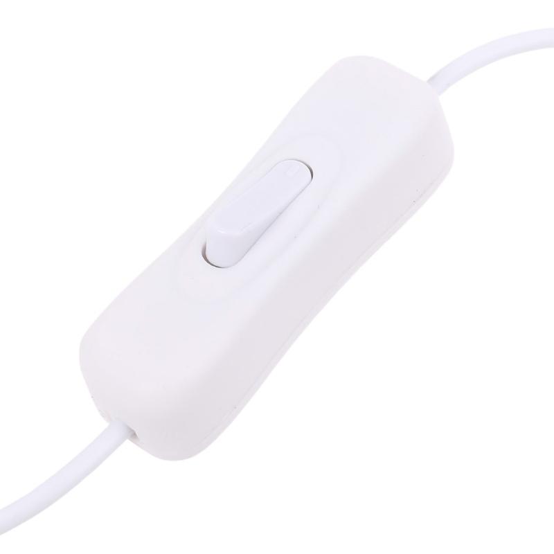 Portable Safe Cord USB 2.0 White Extension Cable with Table Lamps/ Fans / Led Lights
