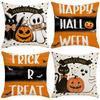 Decorative Cushion Home Living Room Decor Throw Pillow Cover 45x45cm Plant Halloween Autumn Funny Pillowcase Halloween Decor