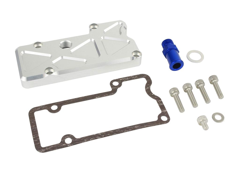 POSH FAITH Motorcycle Breather Plate for Zephyr 1100/RS, Silver, 03/2019