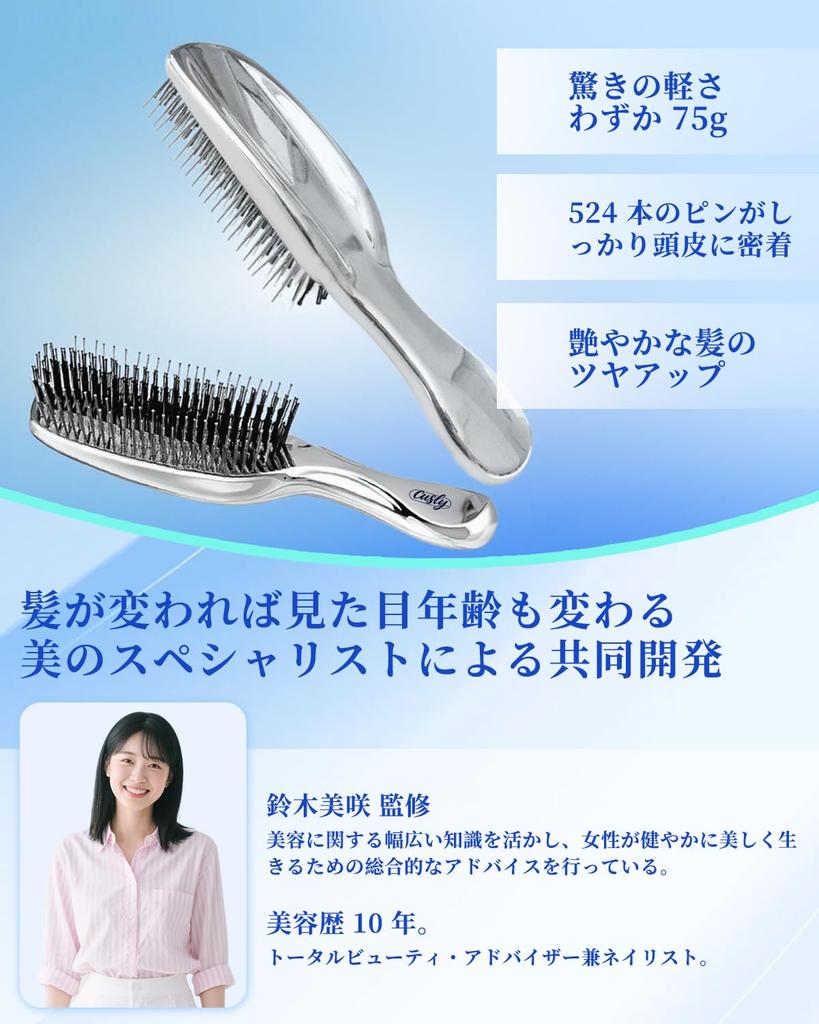 New Hair Wet Blow Dry Scalp Improves Hair Prevents Hair Mini Shampoo Adds Reduces Beautiful Birthday Day [2025 Brush] Comb, Brush, Comb, Brush,