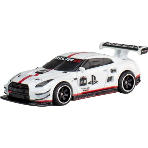 

Hot Wheels Pop Culture Gran Turismo - Nissan GT-R NISMO GT3 Vehicle Toy Diecast Car for Ages 3 and Up, White, HVJ34