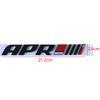 3d ABS  Chrome Black Logo APR Emblem Letters Car Trunk Badge Decal For A4 A5 S4 B8 A3 A7 APR Sticker Accessories