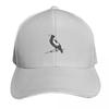 The Australian Magpie Collingwoods Iconic Bird Drawing Baseball Cap Gift For Him Her Casual Daily Wear Quick Dry Performance