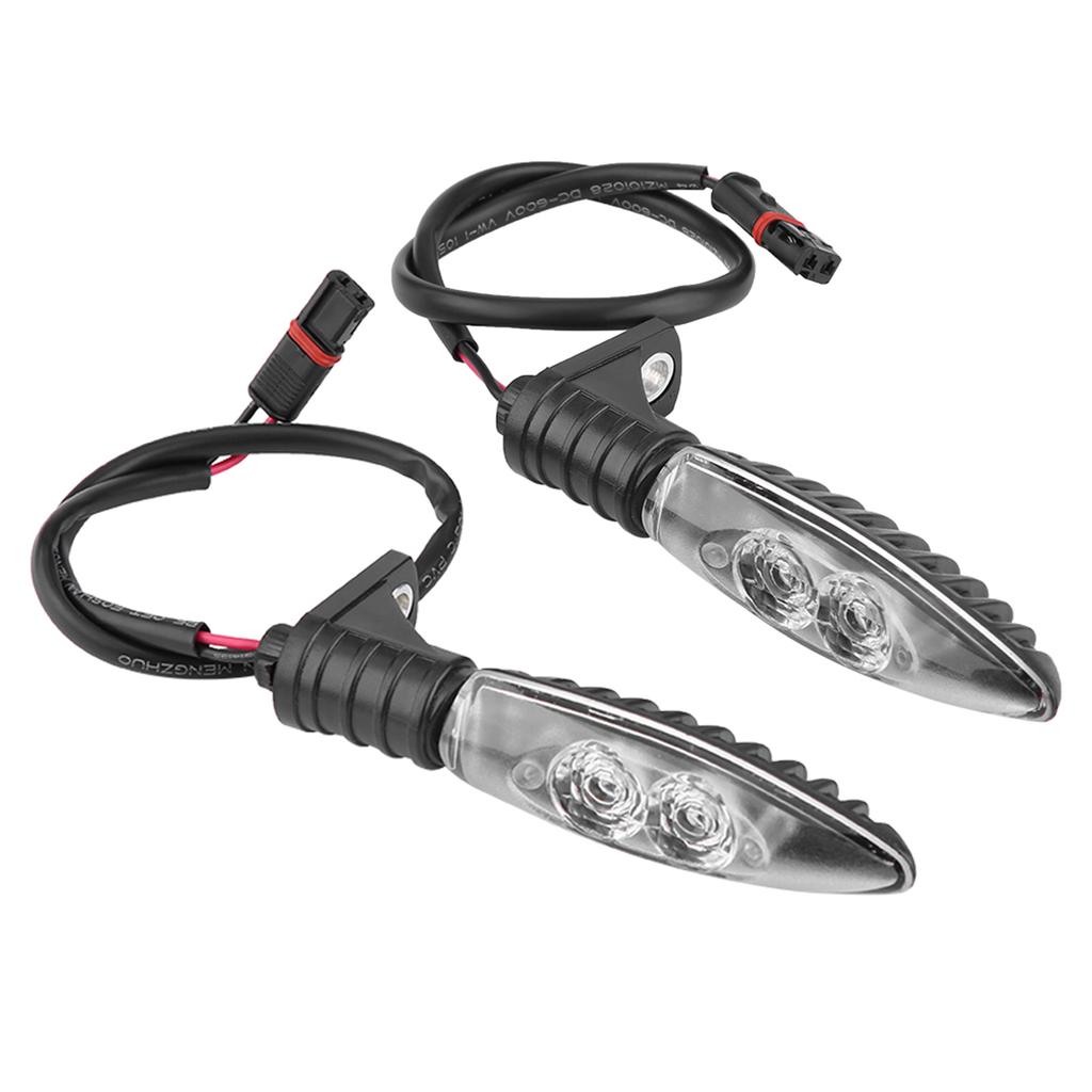 Pair of Motorcycle Turn Signal LED Lights Kit Direction Indicator Lamp for F800 Front
