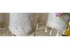 Sheer Plaid Bay Window Curtains, Chajiji Style, Tassel, Non-See-Through, No-Punch Magic Sticker, Ideal for Balcony or Living Room.
