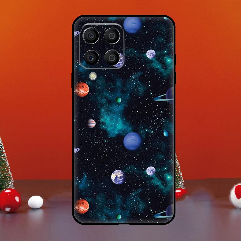 Magic Space Moon Planet For Samsung Galaxy M06 M16 M14 M34 M54 M11 M21 M31 M13 M33 M35 M53 M55 M15 M12 M32 M52 Case