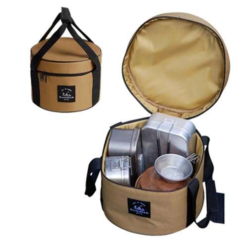 Tumecos Dutch Oven Bag, Outdoor Pot Tote, Cookware Storage Case for Dutch Ovens, Multi-functional Cookware, Camping, Dish Storage, Enamel Pot Bag, Pot