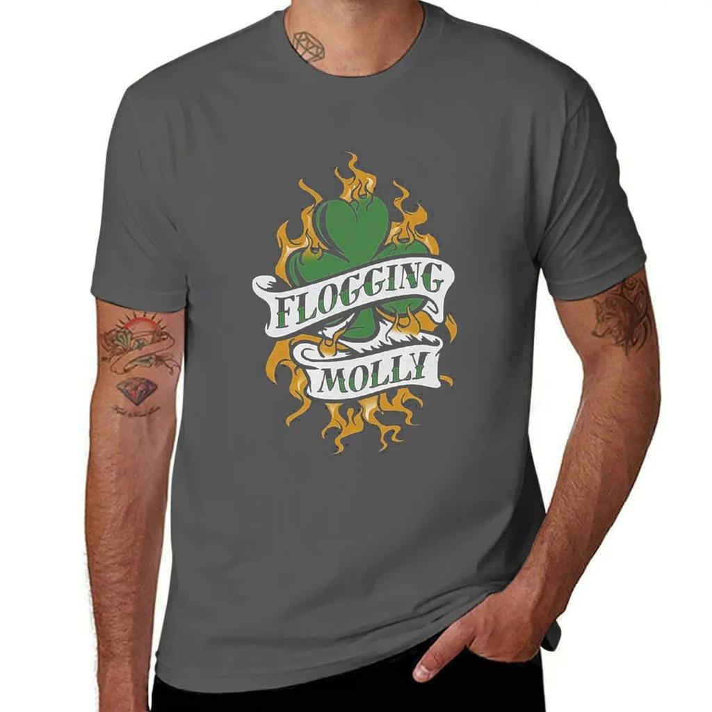 Flogging Molly TShirt sublime korean fashion heavyweights summer clothes mens champion t shirts 2025 new model