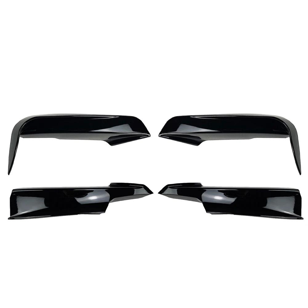 Für BMW F30 F31 M Sport 2012-2019 Frontstoßstangenlippe Splitter Canards Spoiler 1 Paar Auto Nebelscheinwerfer Augenbrauenrahmen Abdeckung Kühlergrill