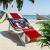 Ręcznik plażowy z nadrukiem logo Sunderland Association Football Club, Duży miękki szybkoschnący ręcznik na plażę, kemping, basen