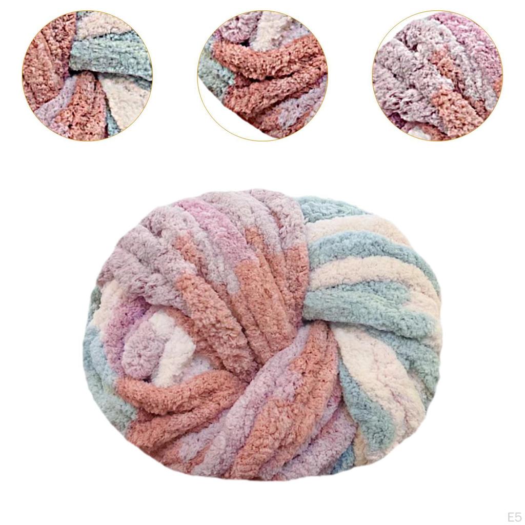 Grobes Wollgarn, voluminöses Strickhäkeln für Mützen, Matten, Pullover