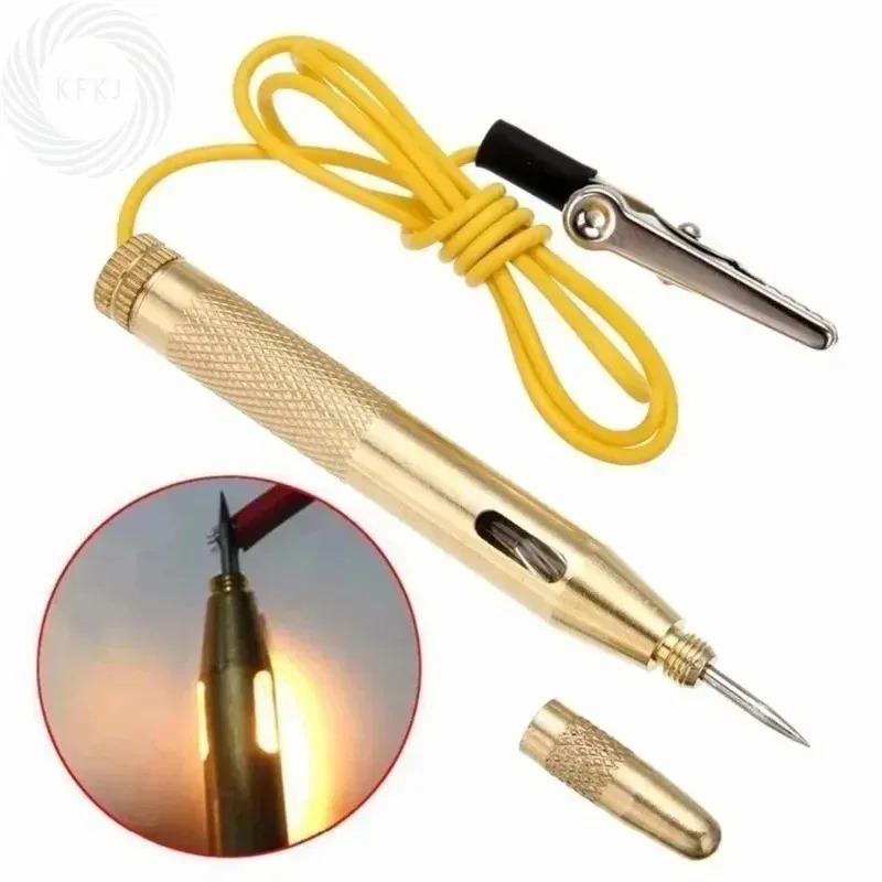 Car Auto Circuit Fuse Voltage Tester A Set DC 6V/12V/24V for Test Light Probe Pen Cable and Clip Circuit Tester