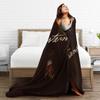 Frankenstein Movie 2025 (1) Flannel Blanket  Warm Throw Blanket for Couch Chair Decorative Fluffy Bedspread Sofa Bed Cover