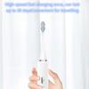 Adult electric toothbrushUSBCharging Ultrasonic Vibration Soft-Bristle Toothbrush