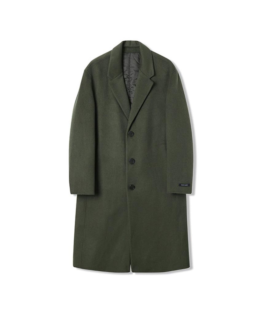 Adhoc Men'S Single Three-Button Handmade Coat (Khaki) (Haahc1A)
