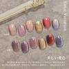 emigoro Magnetic Gel Nail Polish, Cat Eye Gel, 6-Color Set, UV/LED Compatible (AK-Morning Glory Magnetic Gel)