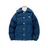 Tiny Cotton Aw24 291 P29  Vichy Short Padded Jacket  Vichy Check Short Padded Kids Jacket