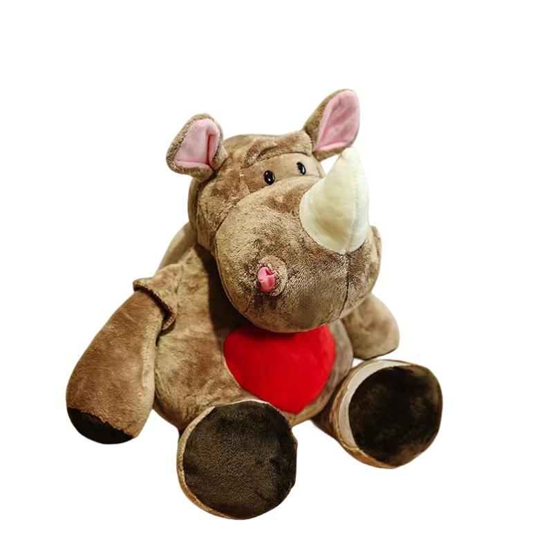 Wholesale Jungle Animal Plush Toy Cartoon Gorilla Lion Tiger Giraffe Stuffed Doll
