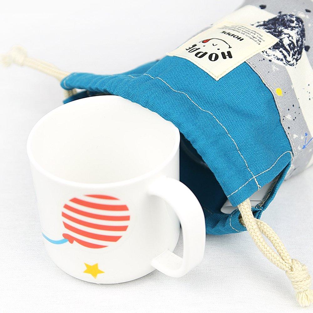 Worek ze sznurkiem Shimashima Space Worek ze sznurkiem na lunch Worek ze sznurkiem Mały worek ze sznurkiem Maska Przedszkole Podstawówka Kwiatowy Lunch ze sznurkiem Szkoła Wejście do szkoły Nie