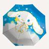 1pc Starry Sky Cinnamoroll Sanrio Pattern Umbrella, Fashionable, Personalized, High-Value Folding Umbrella, a Must-Have for Summer, 8-Rib Durable Iron