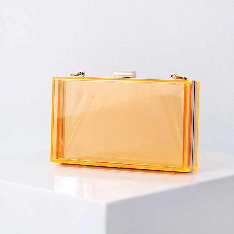 White Square Bag Small Luxury Brand Messenger Wedding Clutches Purses and Handbags Acrylic Crossbody Designer Bags Wholesale