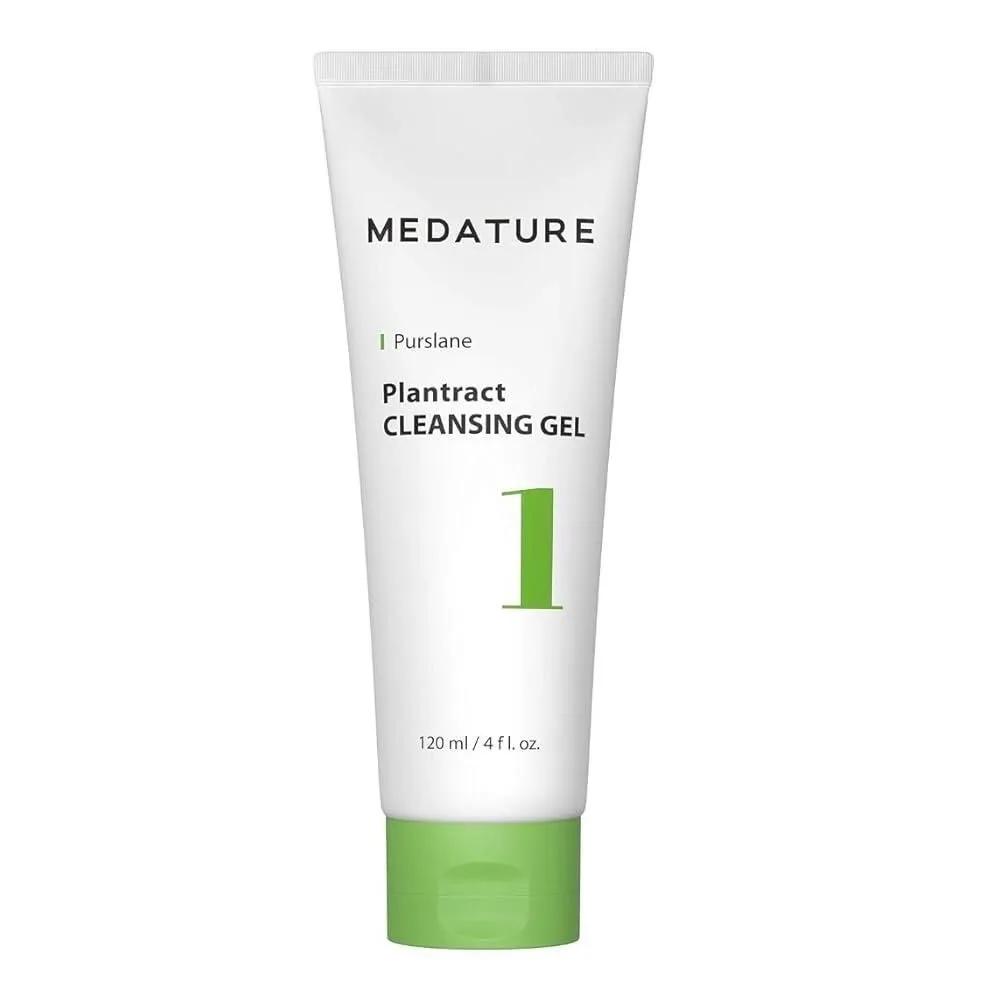 Medature Plantract Cleansing Gel 120ml Hydrating Gentle Face Cleanser Containing Purslane + Panthenol Facial For All Skin Types Daily