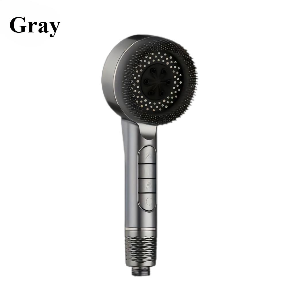 4 Mode High Pressure Shower Head Pressurized  Water Massage Showerhead with Filter Handheld Shower Mixer Bathroom Accessories