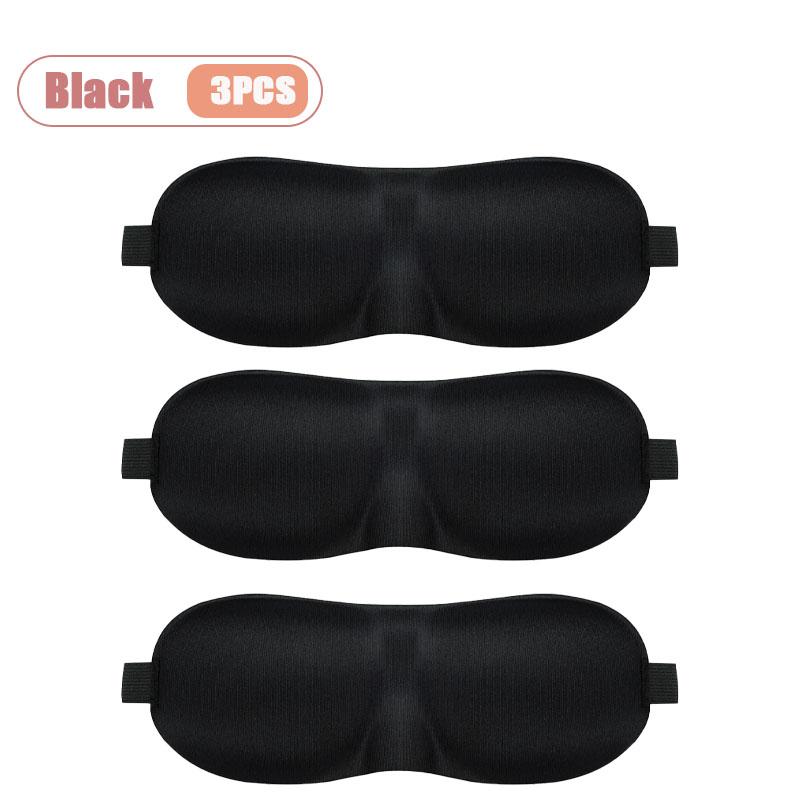 3D Contour Sleep Mask for Men Women No Pressure Memory Foam Breathable Travel Blindfold with Adjustable Strap Block Out Light