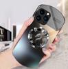Gradient Circle Dragon For Iphone 11 12 13 14 15 Pro Max Plus Mini 7 8 Se 2020 X Xs Xr Elliptical Tempered Glass Phone Case