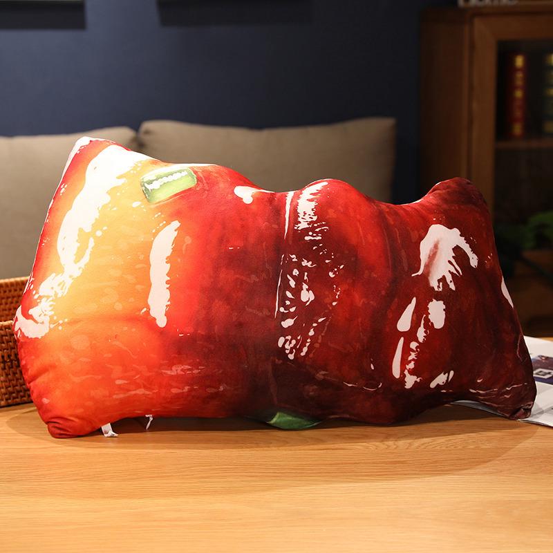 Wanghong Zibo BBQ Plush Food Pillow - Creative Douyin-Style Prank Prop