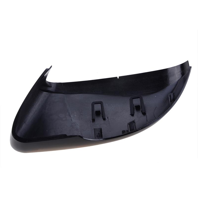 Rimmar Blank Svart Spegel Backspegelkåpa Vinge Sidokåpa Passar För VW GOLF 6 MK6 GTI R GTD 2008-2013 Bil