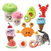 2026 Puppy Sound Toy Set Pet Chewing Plush Fruit Snacks And Vegetable Puppy Toys Suitable For Cute Playm Pet Toys Supplies